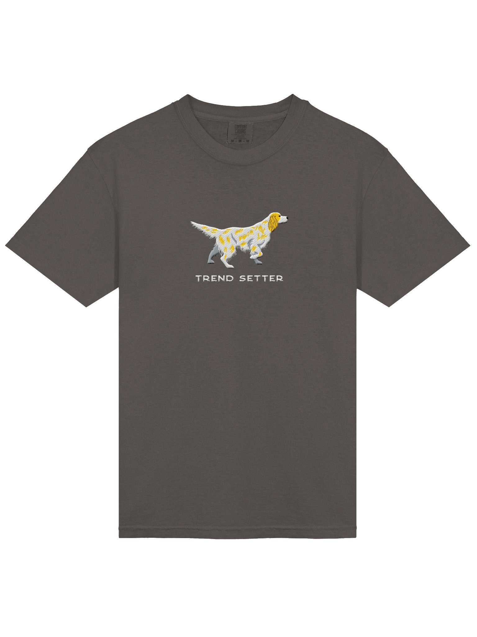 Trend Setter T-Shirt(Embroidered) of an English Setter(Lemon Belton) product image (18)