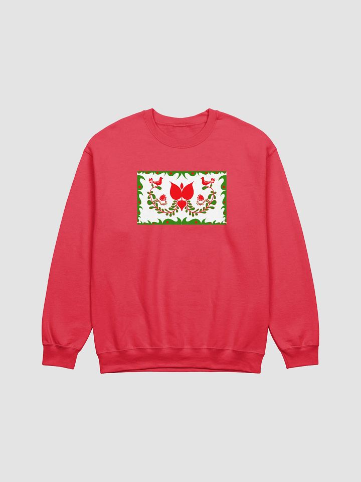 Hungarian Folk Art Floral Crewneck Sweatshirt product image (1)