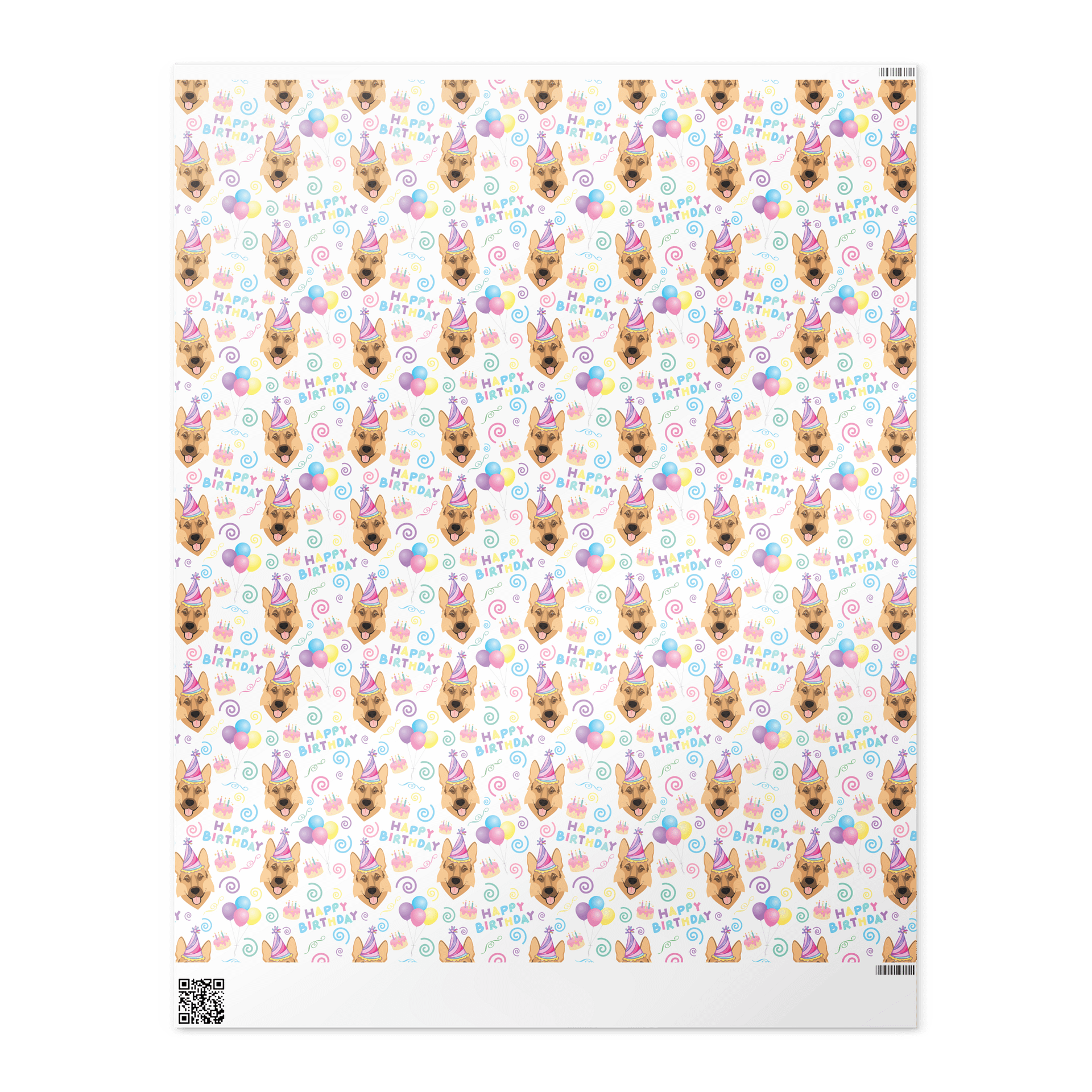 German Shepherd Birthday Wrapping Paper product image (4)