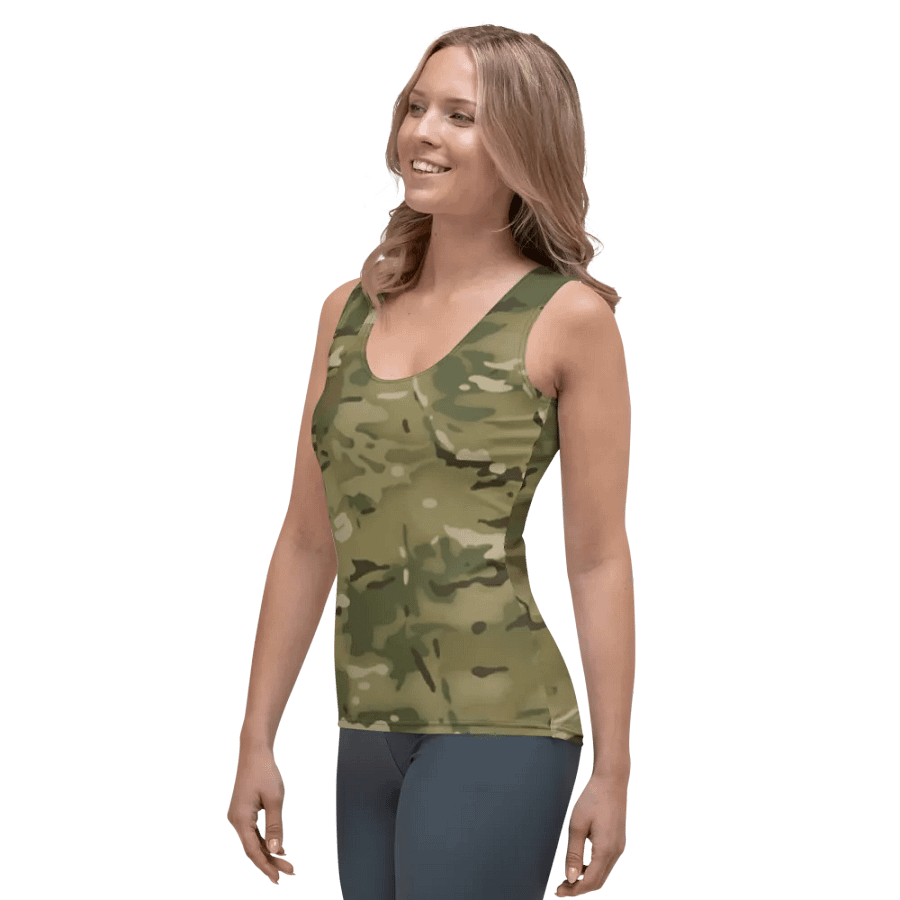 Faithful Camo: Women's Tank Top - Multicam product image (5)