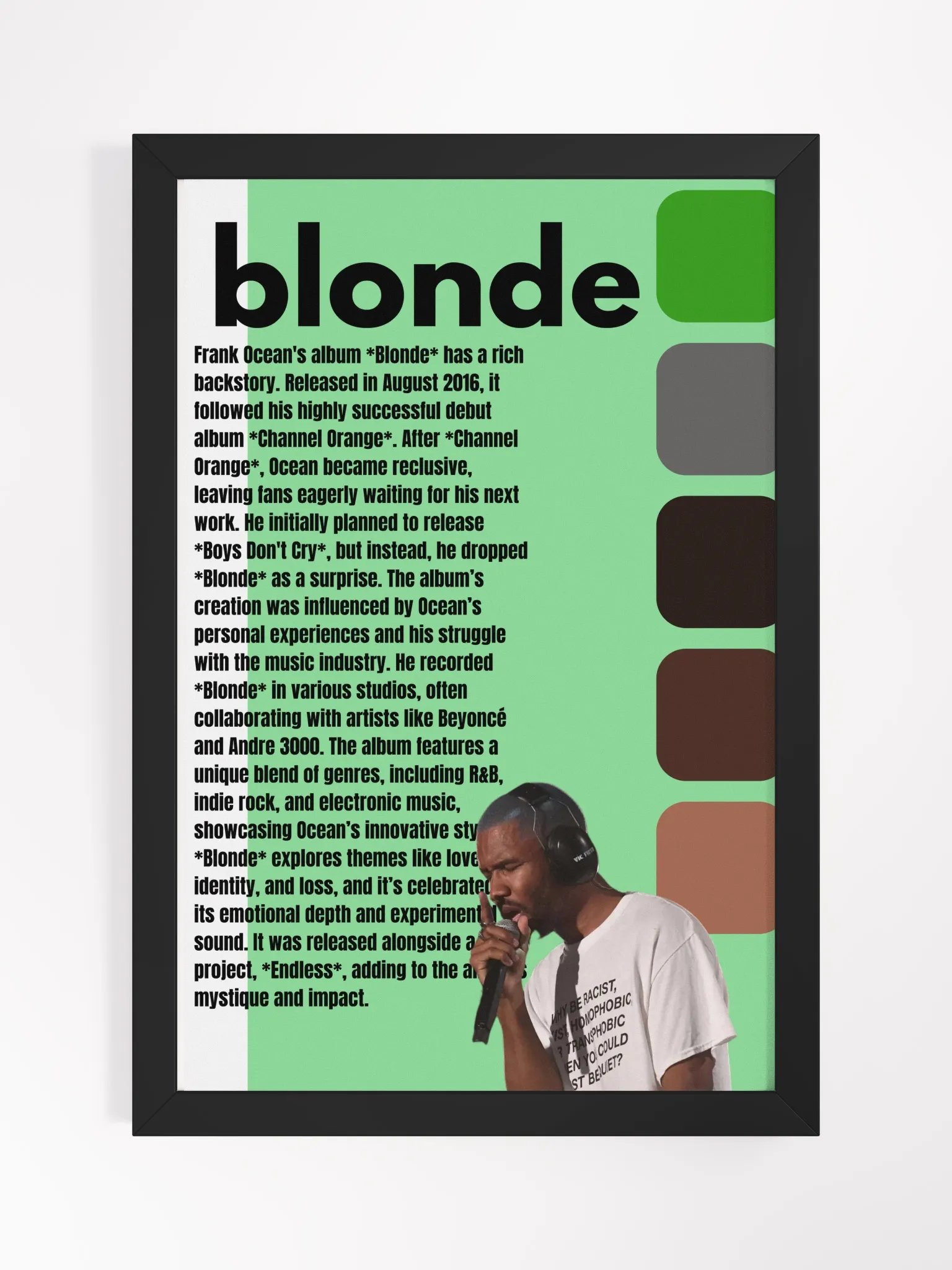 (12x18in) Blonde: Framed Matte Poster product image (1)