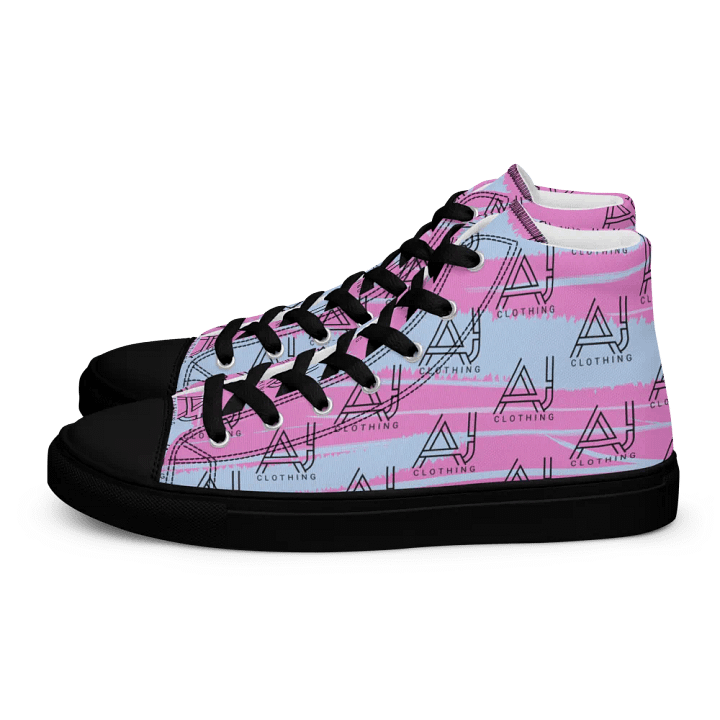 Pink blue alt high tops product image (1)