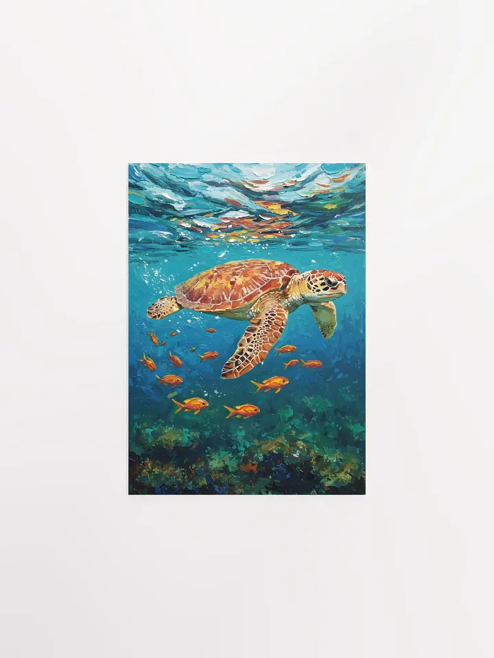 Sea Turtle: Ancient Mariner of the Reef Poster product image (2)