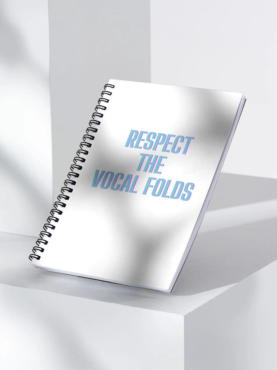 Respect The Vocal Folds - Notebook product image (3)