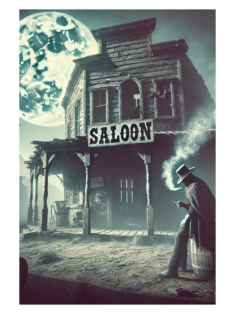 Saloon Under the Stars Enhanced Matte Paper Poster product image (1)