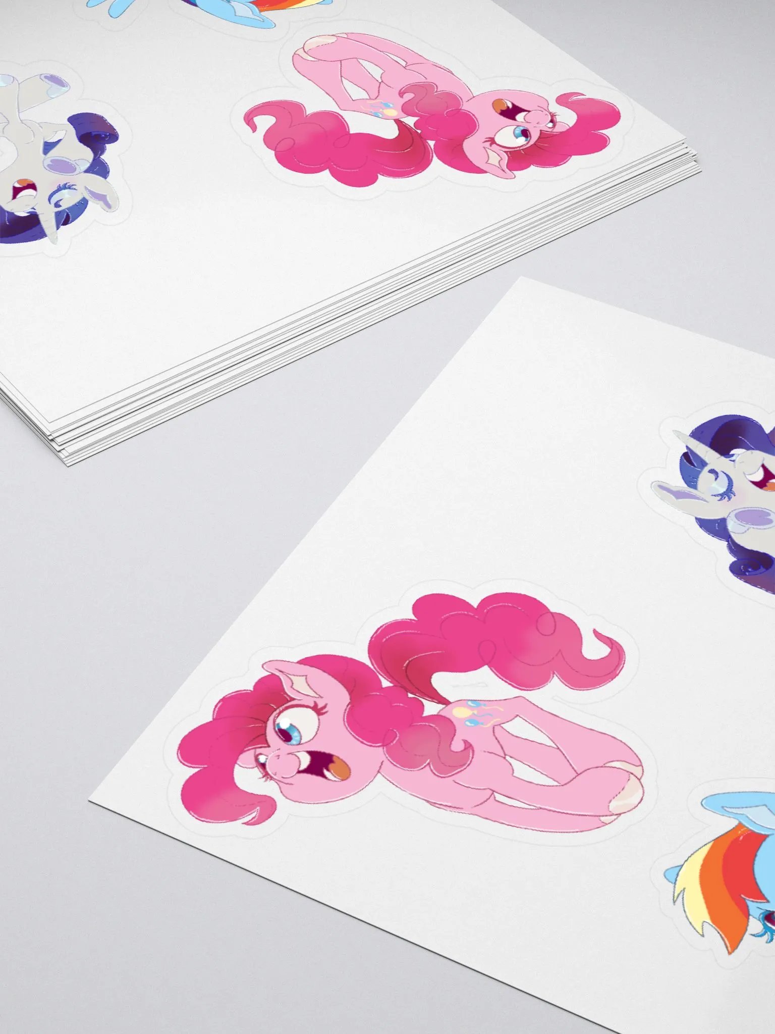 Pienkie, Rarity, Rainbow dash sickers product image (4)