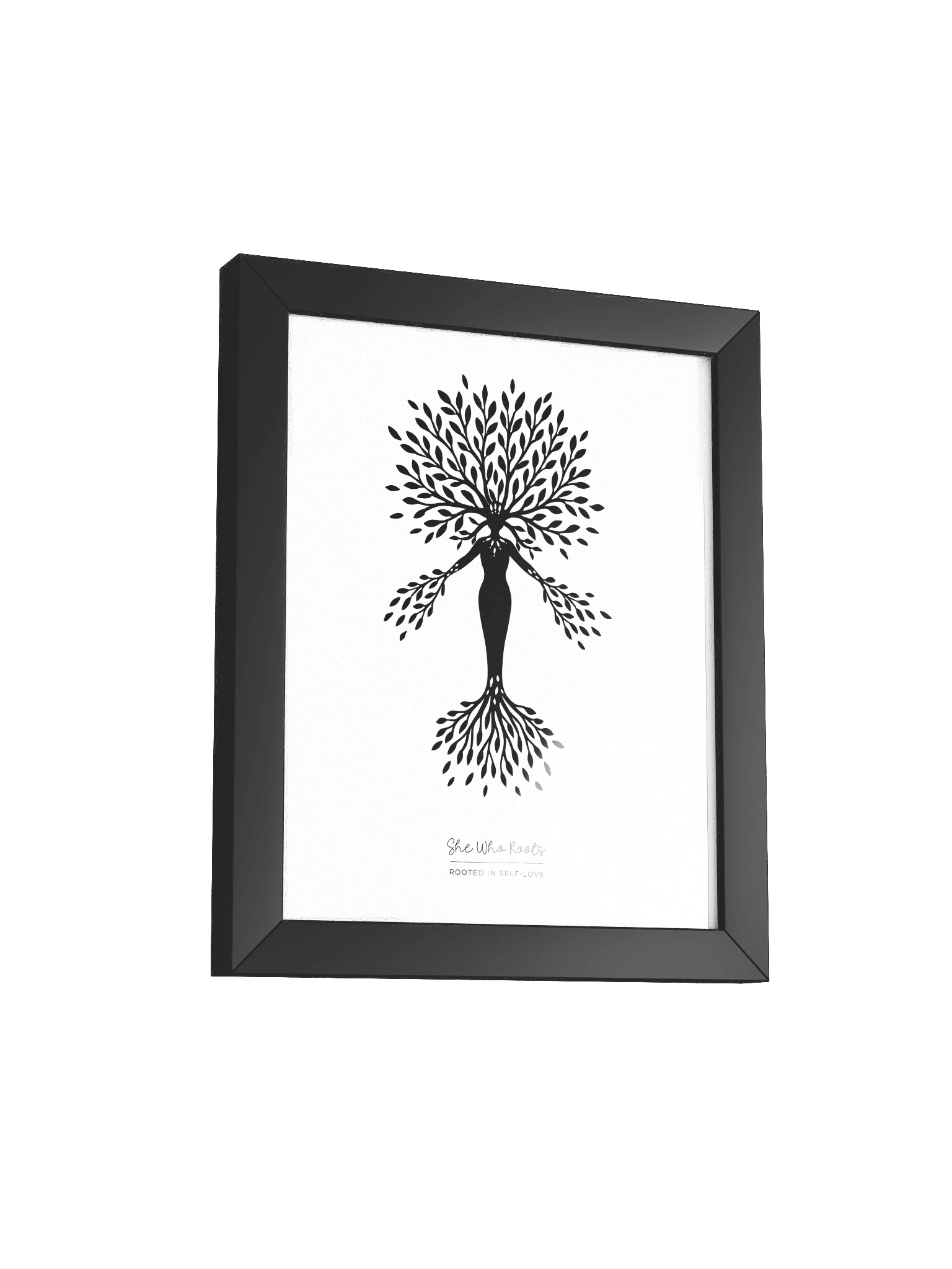 She Who Roots (Divine Feminine Series, Print 1) – Rooted in Self-Love | Tree of Life Art Print product image (5)