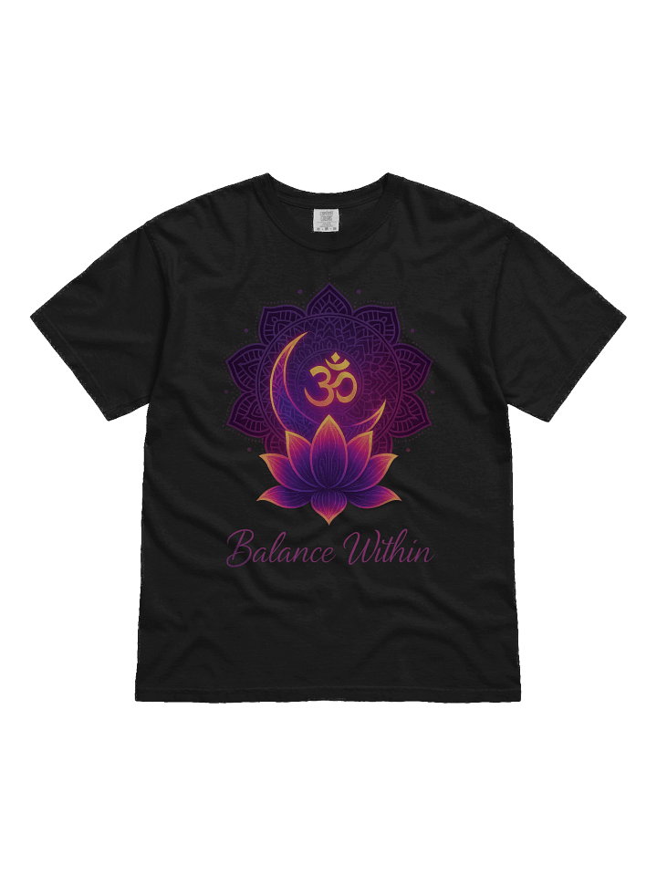 Balance Within – Lotus Meditation Tee product image (1)