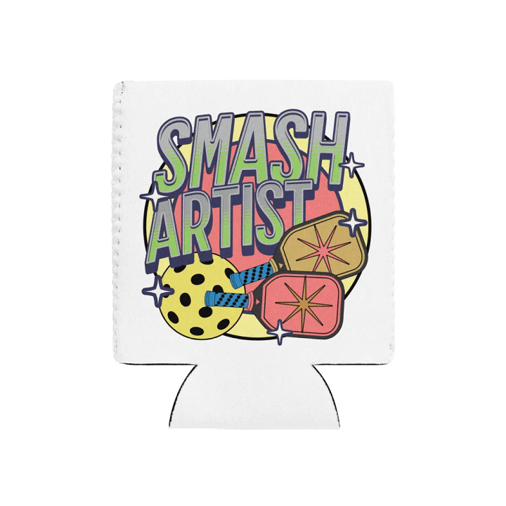 Smash Artist Pickleball Can Cooler product image (1)