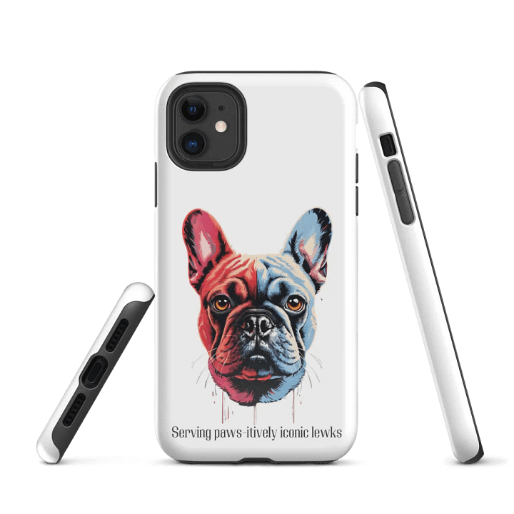 French Bulldog - Serving Paws-itively Iconic Lewks" Tough Case for iPhone® product image (1)