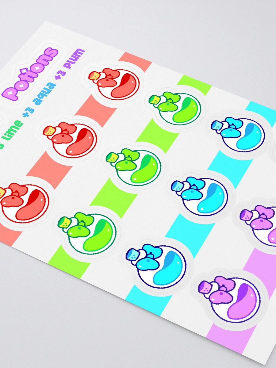 🌈✨ Pocket Potions Sticker Sheet! | By Plushpon product image (3)