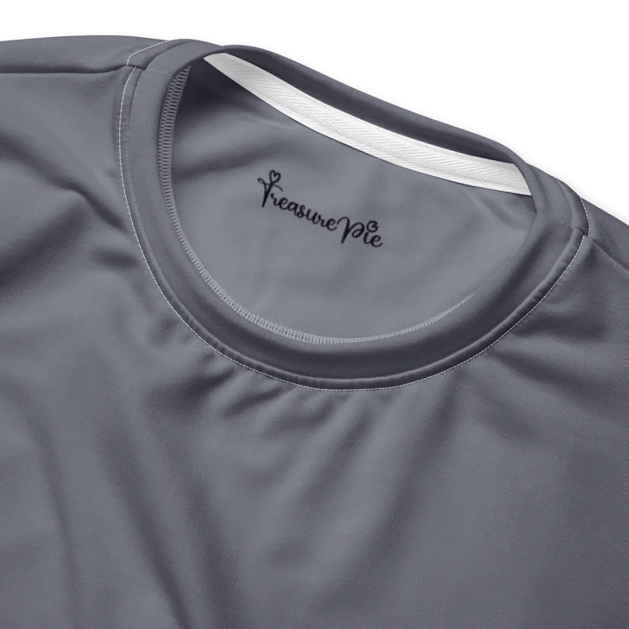 Plain Cool Medium Gray Light Summer Unisex Recycled Polyester Heavyweight Premium Sweatshirt by Treasure Pie product image (5)