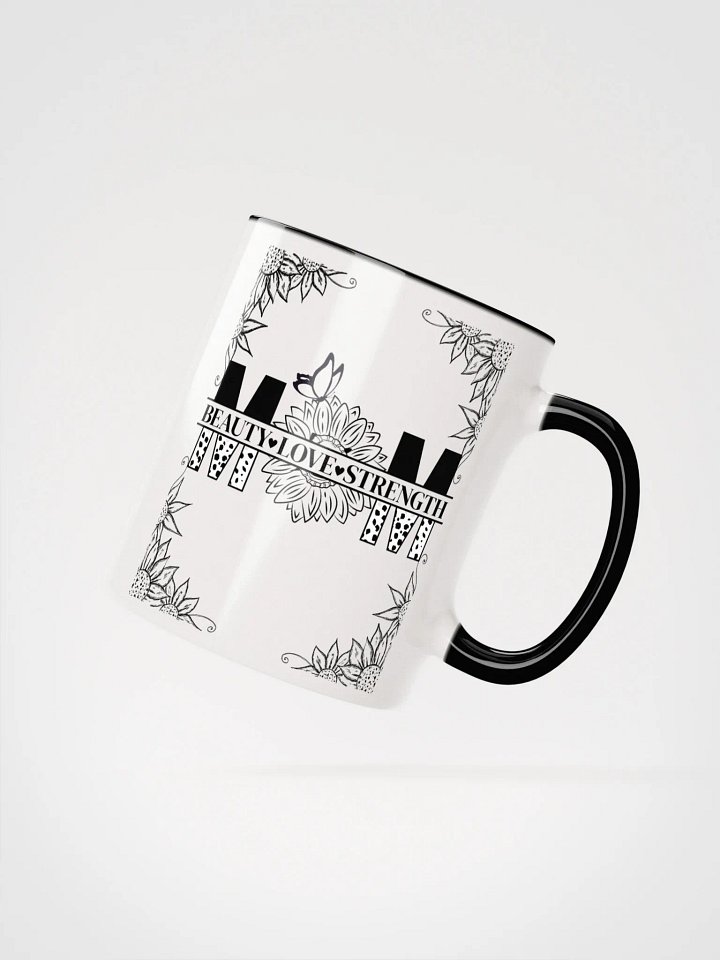 MOM Beauty, Love, Strength Sunflower Pop of Color Mug product image (3)
