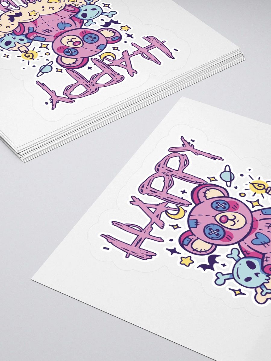 Happy Birthday (Cute Teddy Bear) Sticker product image (4)