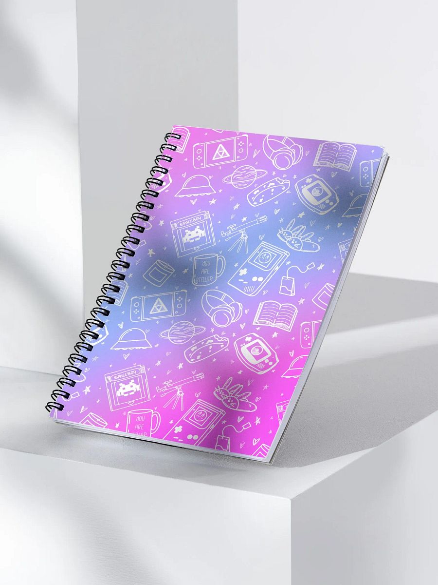 Spiral Bound Pastel Doodle Dotted Journal product image (3)