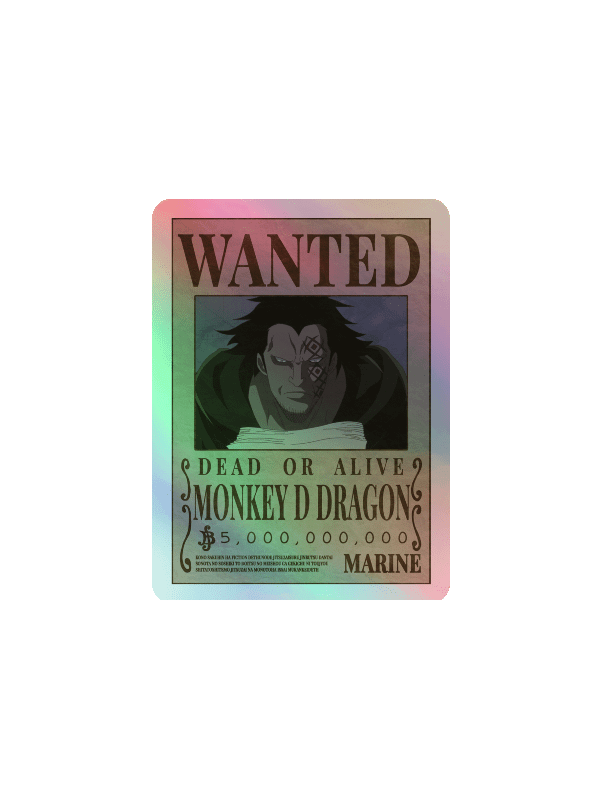 Monkey D. Dragon Holographic Sticker Sheet product image (6)