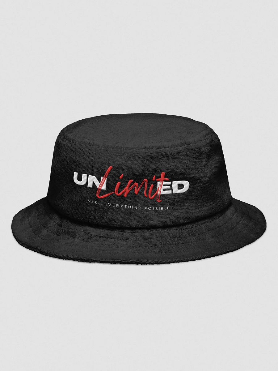 Limitless Crimson Script Bucket Hat product image (3)