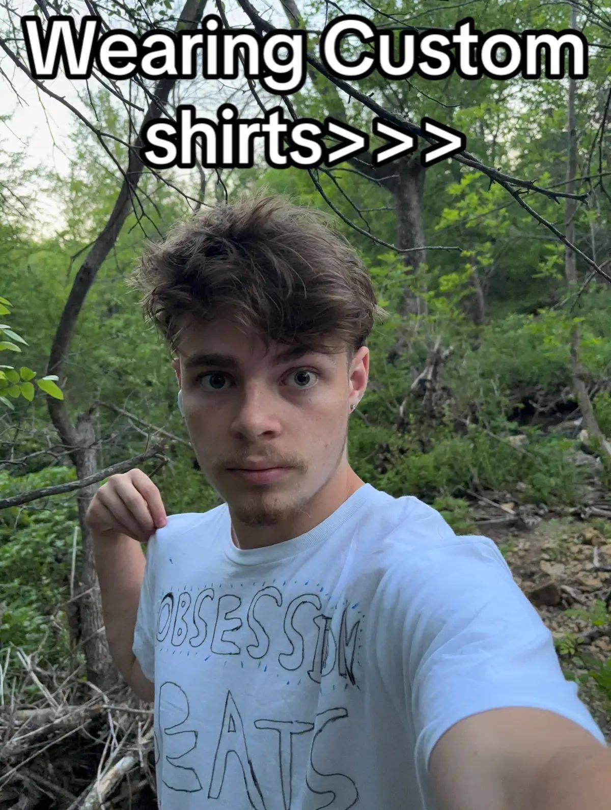 I ordered fabric safe markers, tshirts, fabric safe spray and made like 5 custom shirts im def gonna make some more next stream #theovates #customshirt #art #stream #contentcreator #creative #twitch #youtube