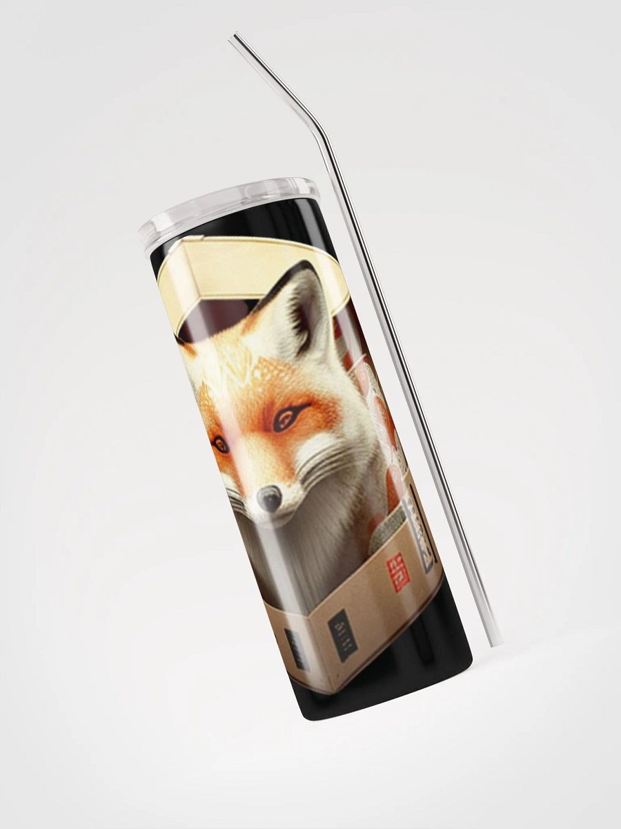 Stainless Steel Tumbler blk/wht Fox Box Logo product image (5)