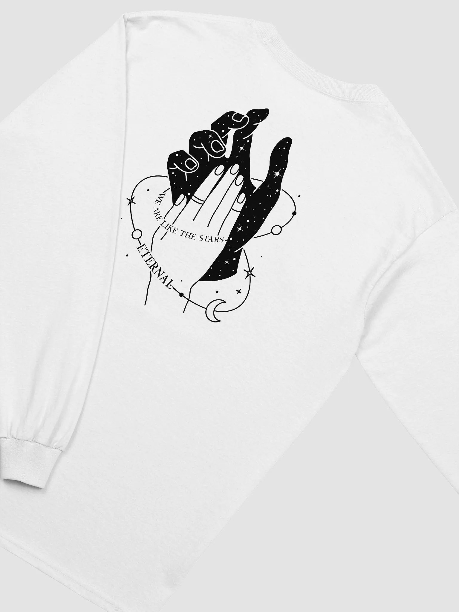 We Are Like The Stars Cotton Long Sleeve T-Shirt product image (28)