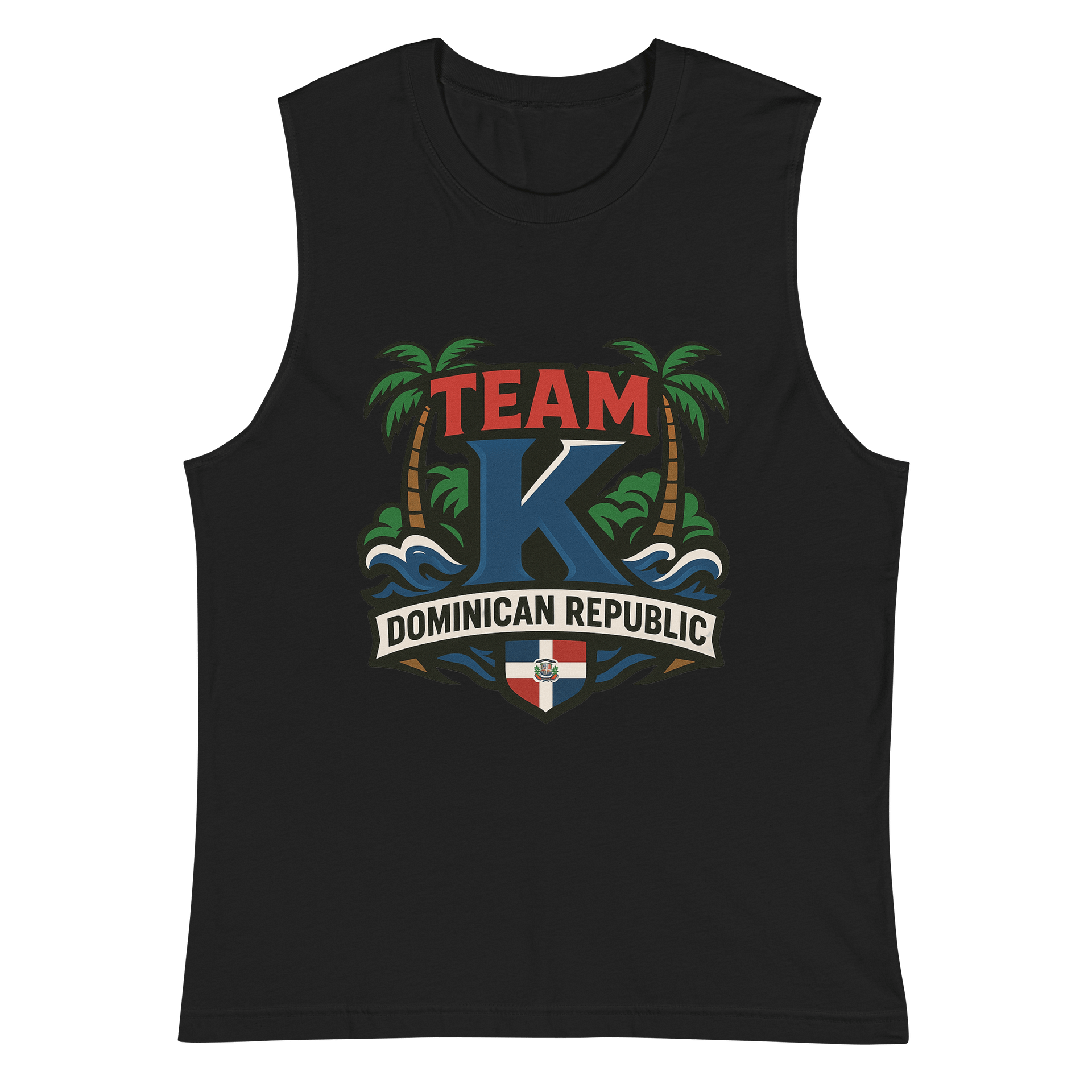 TEAM K Dominican Republic Muscle Shirt product image (2)