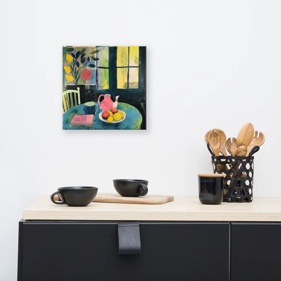Art2401-28 Kitsch Kitchen Still Life - Canvas Print - sm product image (5)