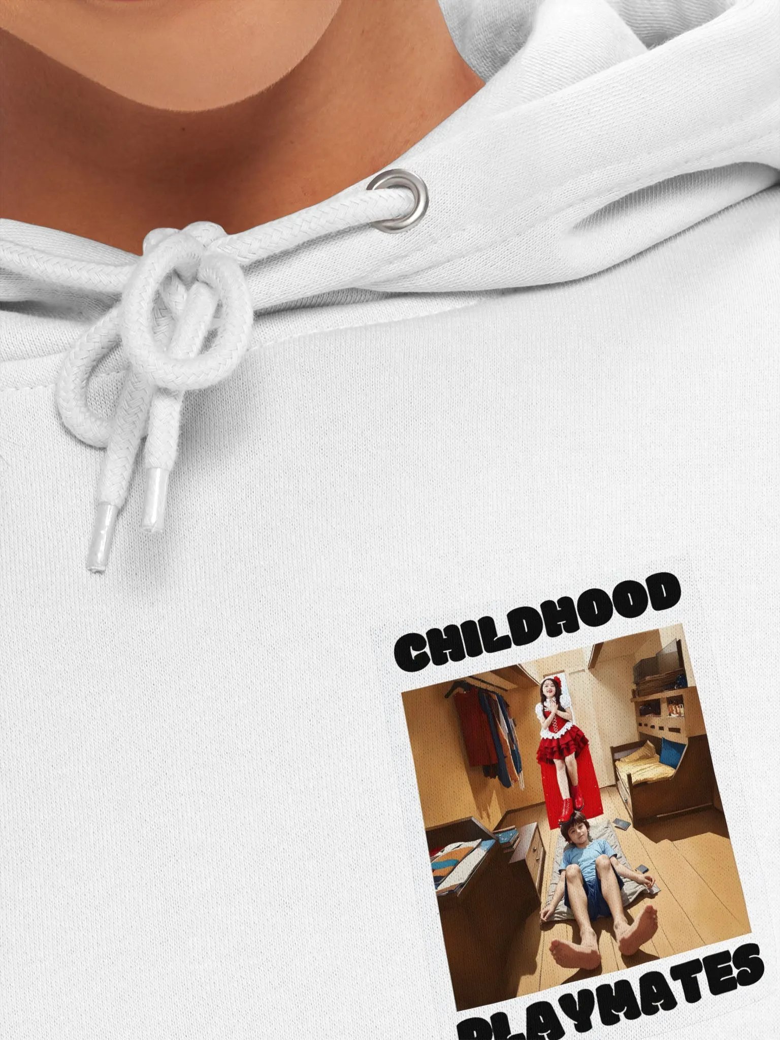 Minimalist "Childhood Playmates" Hoodie product image (7)