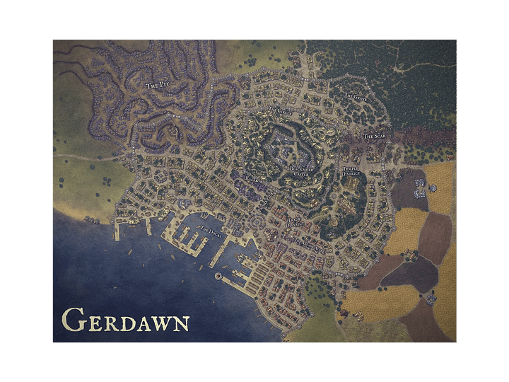 Gerdawn Map Poster product image (1)