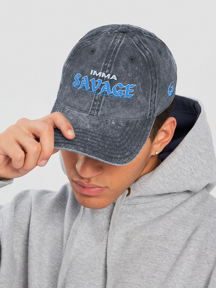 Imma Savage Demin Dad Hat product image (21)