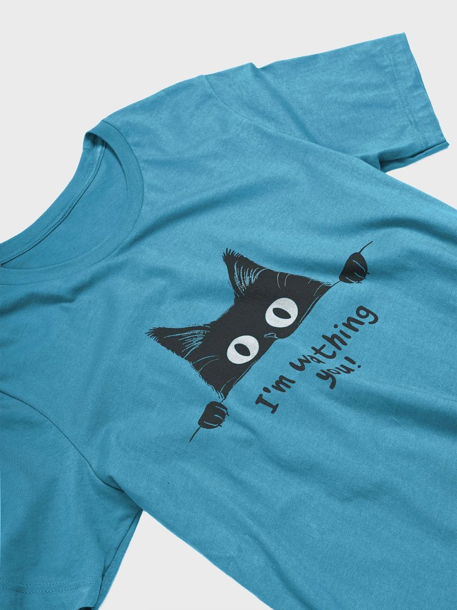 I'm Watching You Black Cat T-Shirt product image (6)