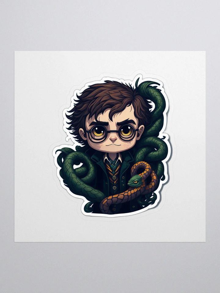 Magical Boy and a Snake Sticker product image (1)