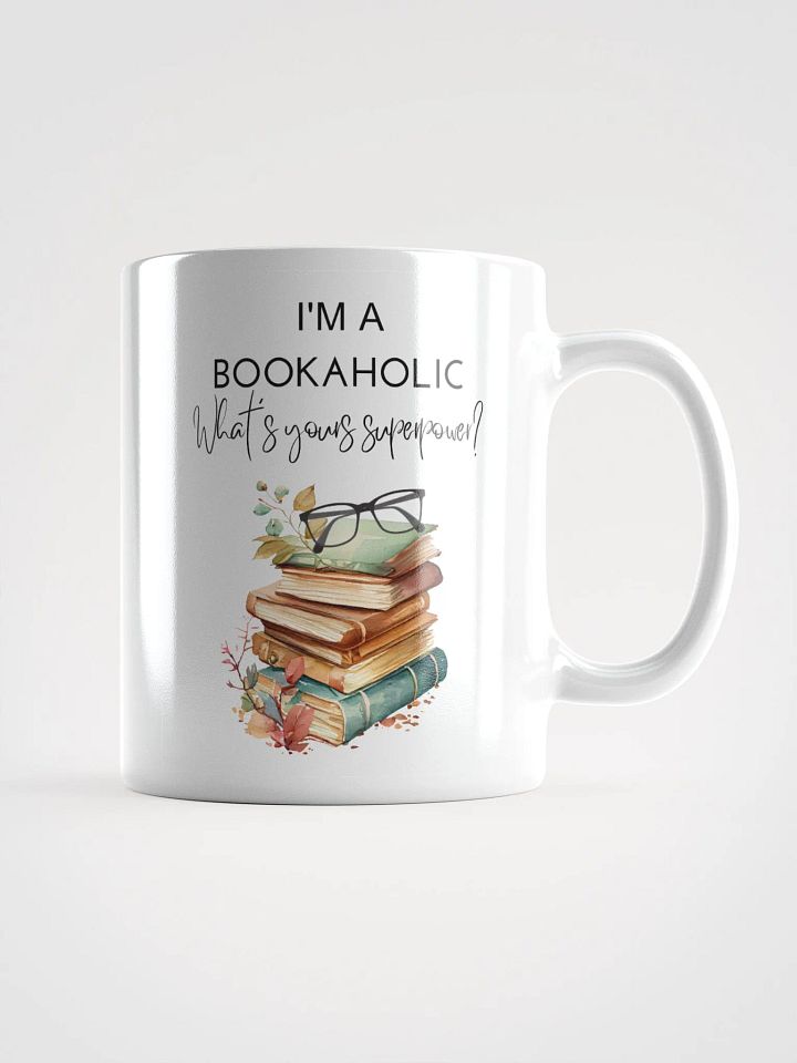 Book lover bookaholic nerd bookworm - Glossy Mug product image (1)