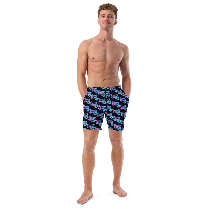 Patterned Swimtrunks - Black product image (1)