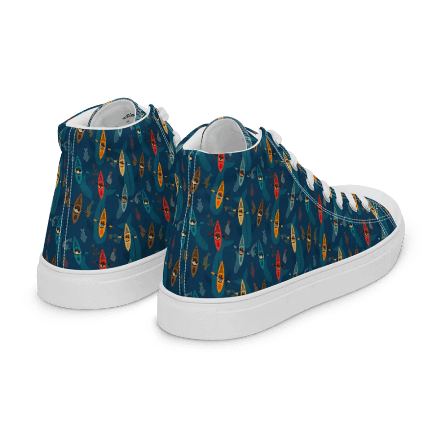 Underwater Surprise - Women High Top Canvas Shoes product image (5)