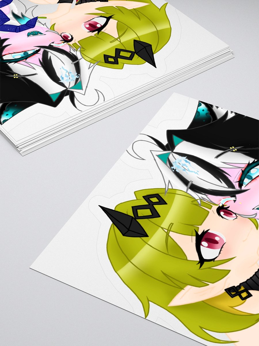 Jyuka and Mimi Kiss Cutt Sticker product image (15)