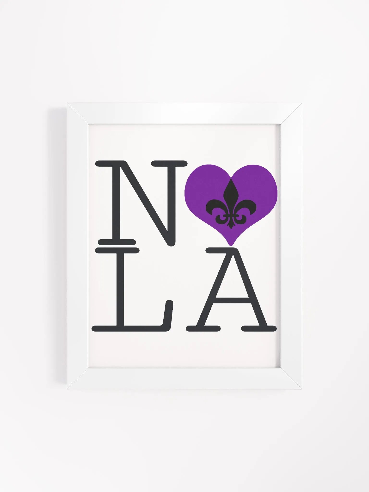 I LOVE NOLA **BIGSHOT POSTER** (PURPLE HEART) product image (4)
