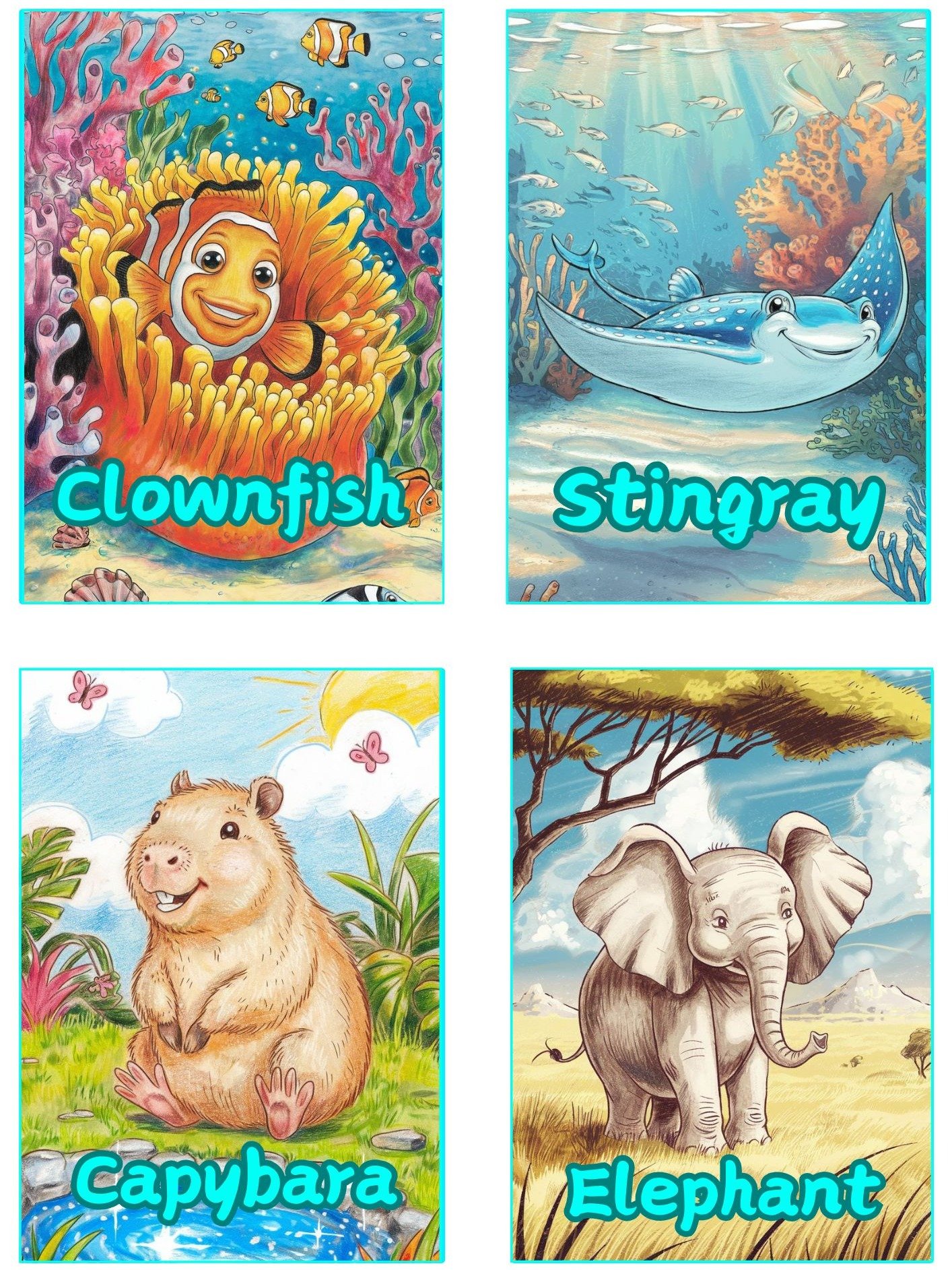 Kiddie Speak Printable Flashcards Bundle product image (6)