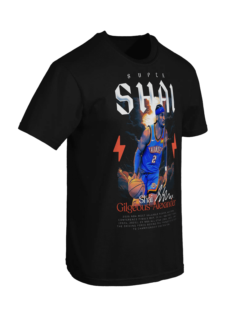 Shai Gilgeous-Alexander MVP 2025 Graphic Tee – SGA Western Finals MVP Shirt product image (13)