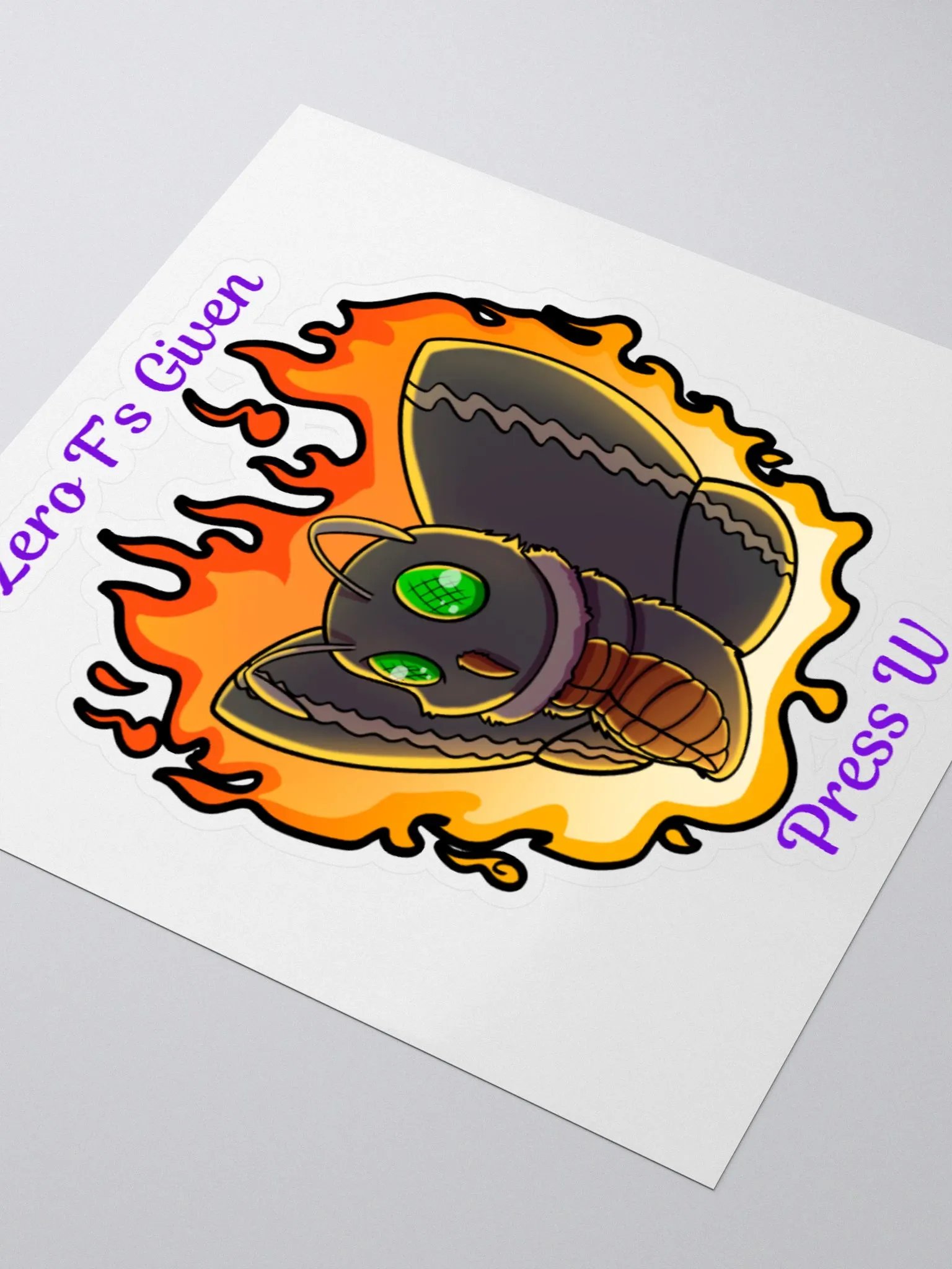 Zero F's Given Sticker product image (7)