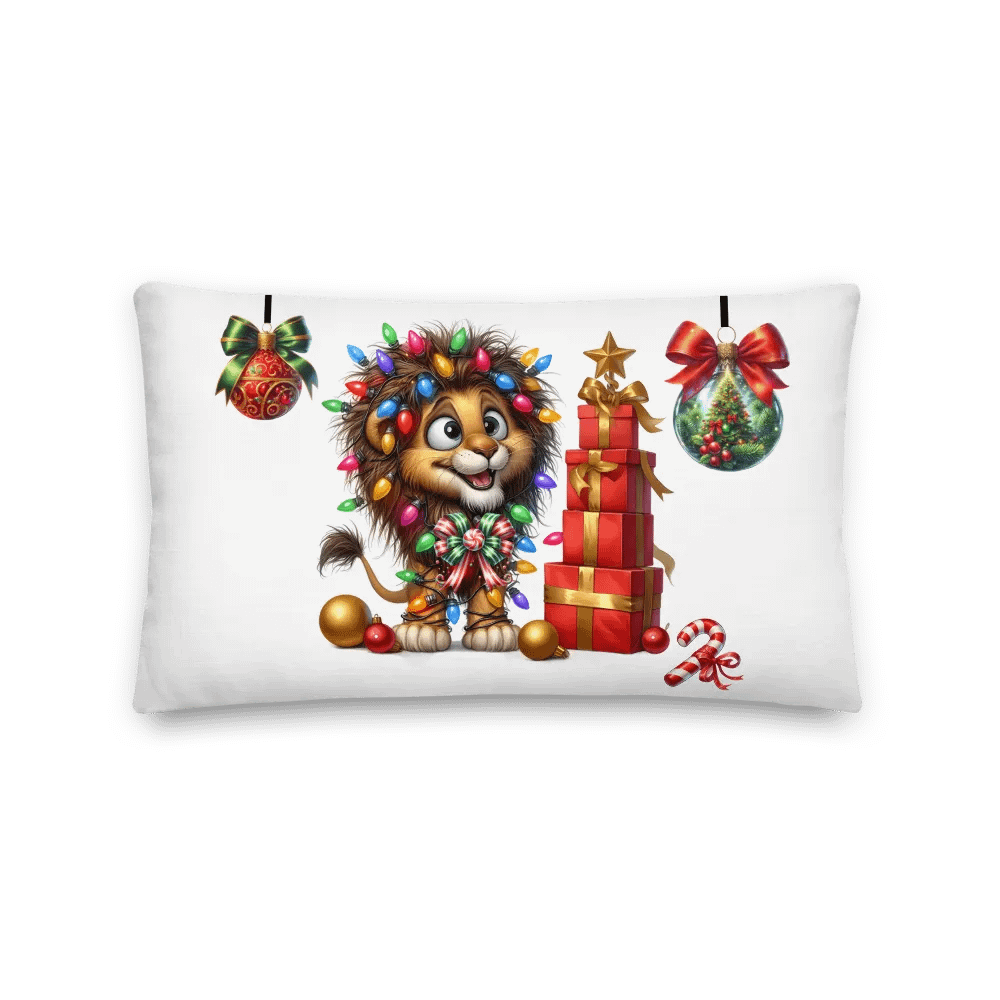 Christmas Pillow - Festive Baby Lion product image (11)