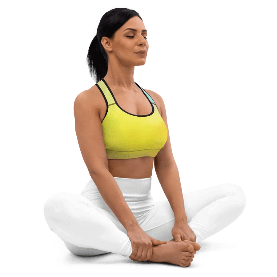 Blur cloud rainbow Design Sports Bra - V9 product image (4)