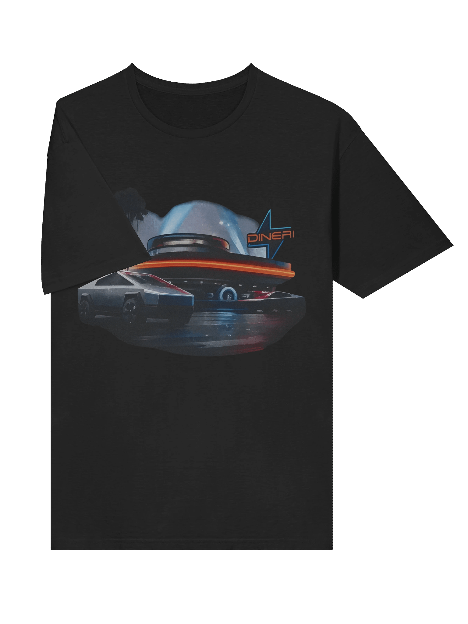 Tesla Hollywood Retro Diner T-Shirt product image (3)
