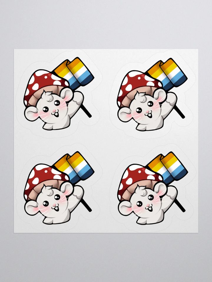 Aroace Pride Flag Stickers product image (1)
