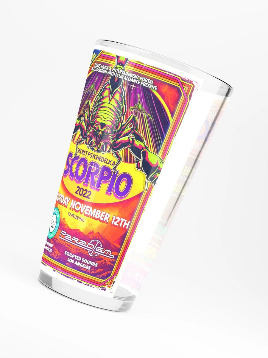 Scorpio 2022 Shaker Pint Glass product image (4)