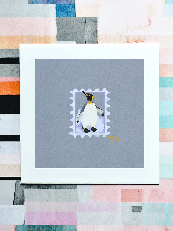 King Penguin Stamp Print – Birbfest 2024 product image (1)