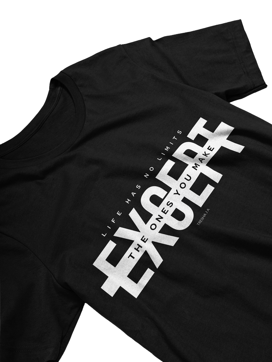 No Limits Black Tee – Break the Box You Built product image (3)