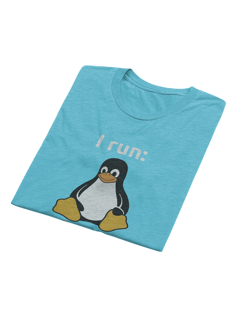 "I Run Linux" T-Shirt product image (4)