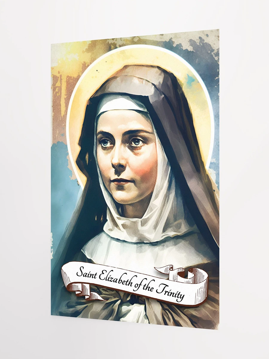 Saint Elizabeth of the Trinity Patron Saint of Sick Persons, Loss of Parents, Matte Poster product image (5)