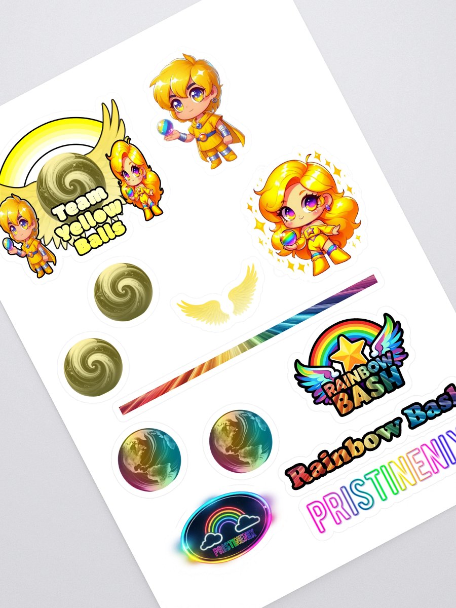 Team Yellow Stickers product image (1)