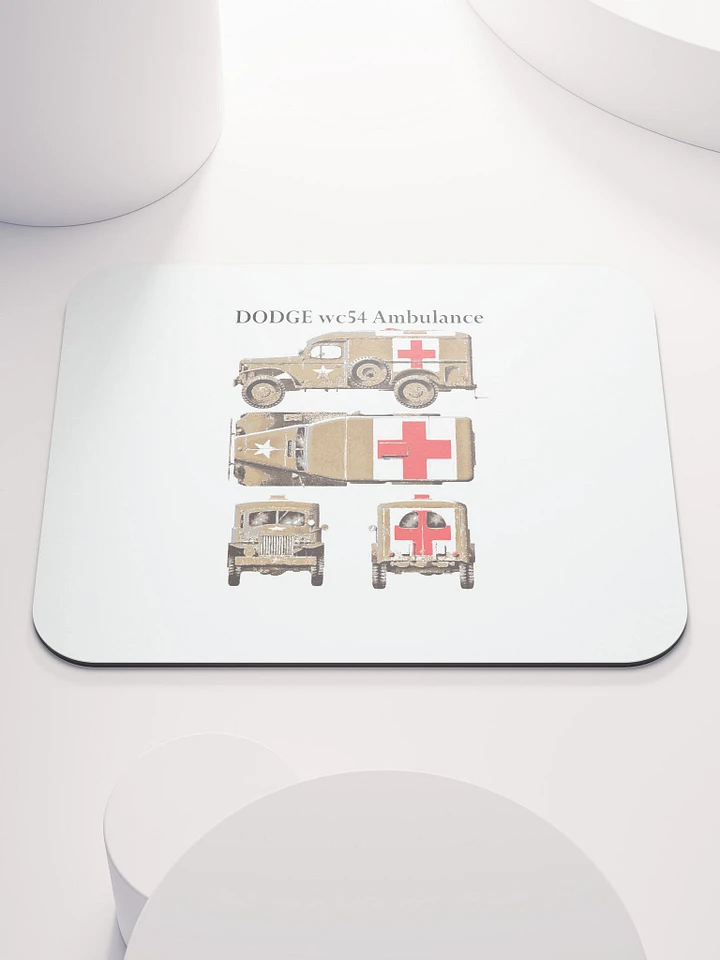 Vintage Military Ambulance Mouse Pad product image (1)